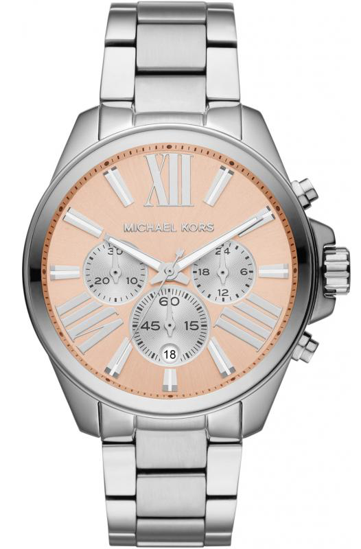 Michael Kors Watches : MK5837 Quartz Chronograph Date Stainless Steel Women Watch