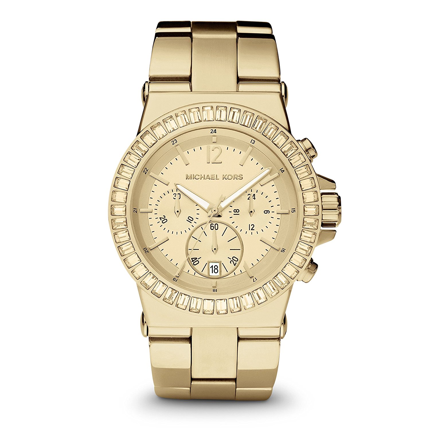 Michael Kors Watches : MK5861 Gols Color Dial Gold Tone Stainless Steel Band Women Watch