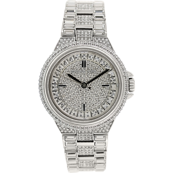Michael Kors Watches : MK5947 Quartz Crystal Pave Dial Stainless Steel Women Watch