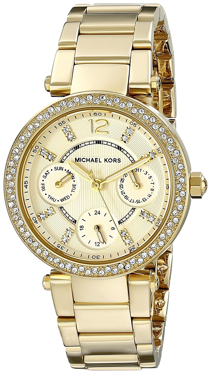 Michael Kors Watches : MK6056 Gold Dial Stainless Steel Women Watch