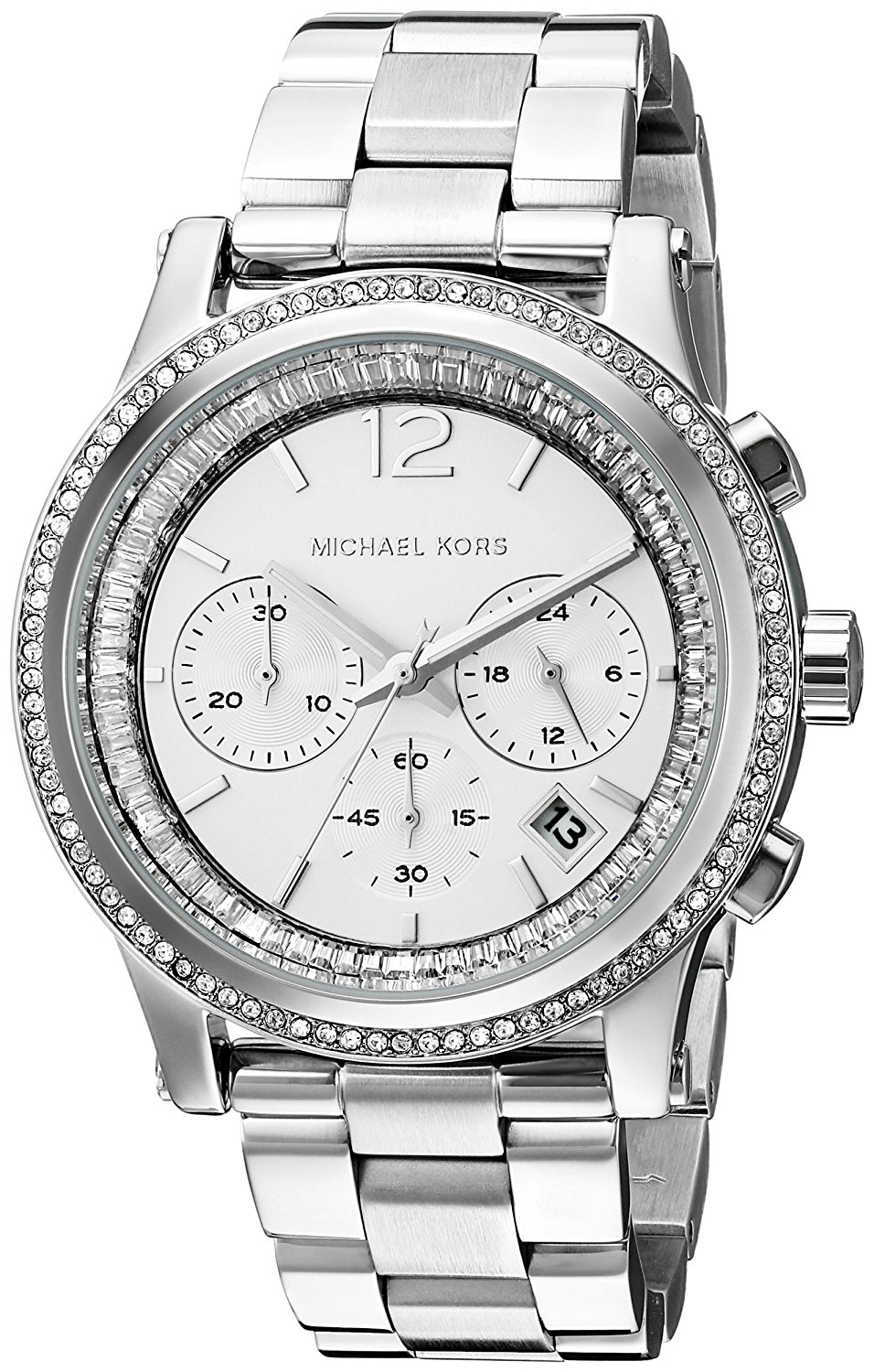 Michael Kors Watches : MK6062 Silver Dial Stainless Steel Band Women Watch