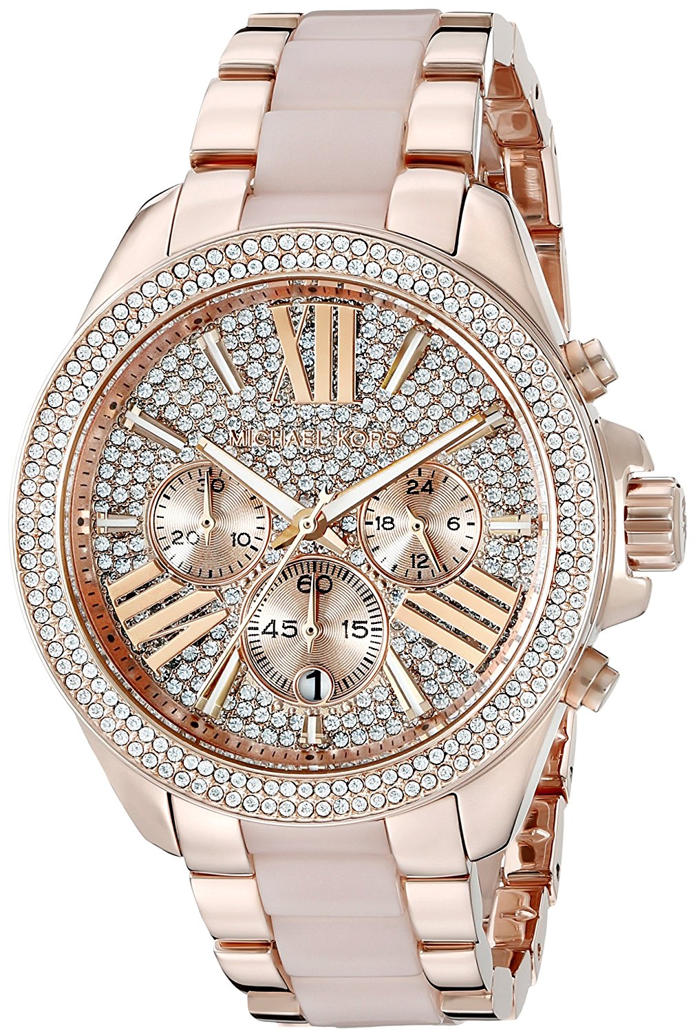 Michael Kors Watches : MK6096 Rose Gold Dial Women Watch