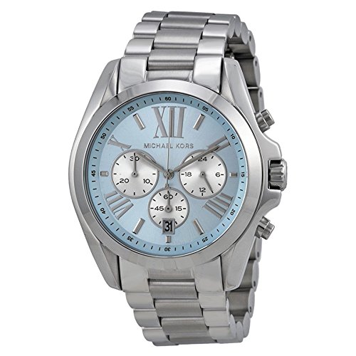 Michael Kors Watches : MK6099 Blue Dial Fixed Stainless Steel Band Women Watch
