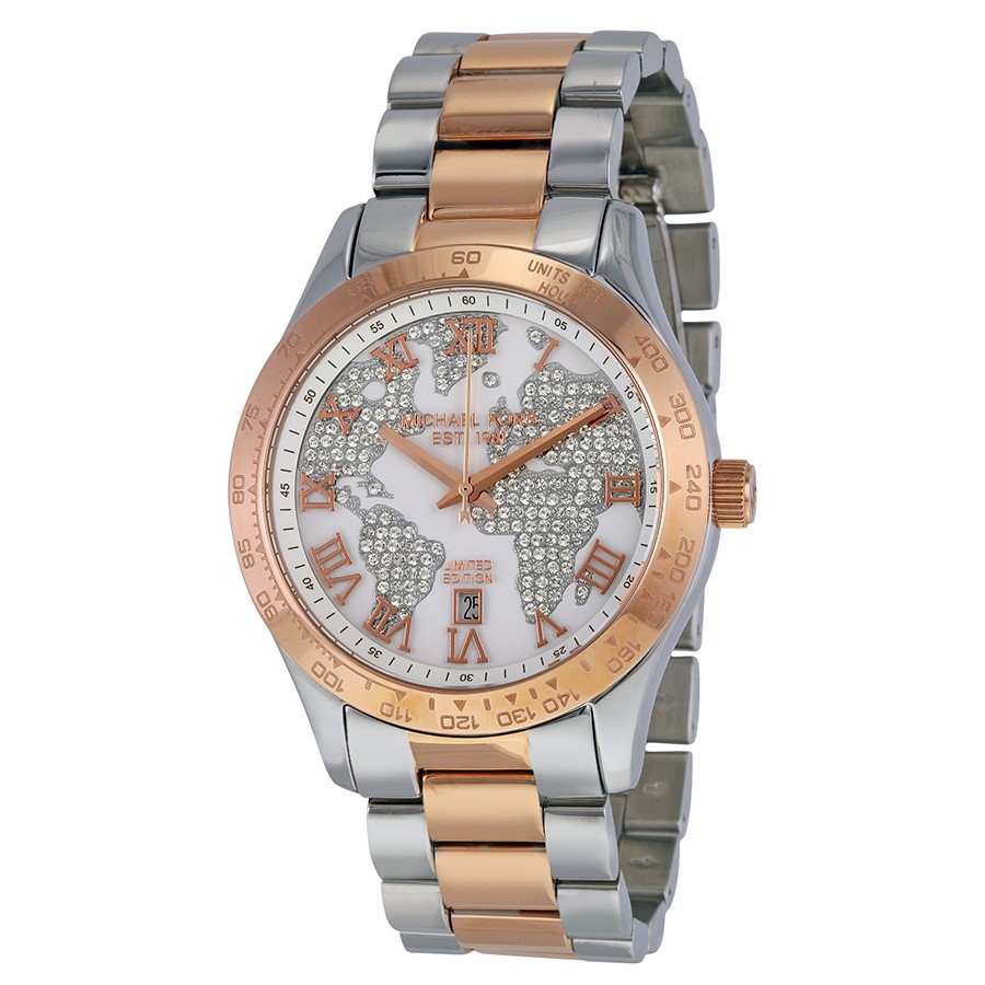 Michael Kors Watches : MK6129 White -set Automatic Women Watch