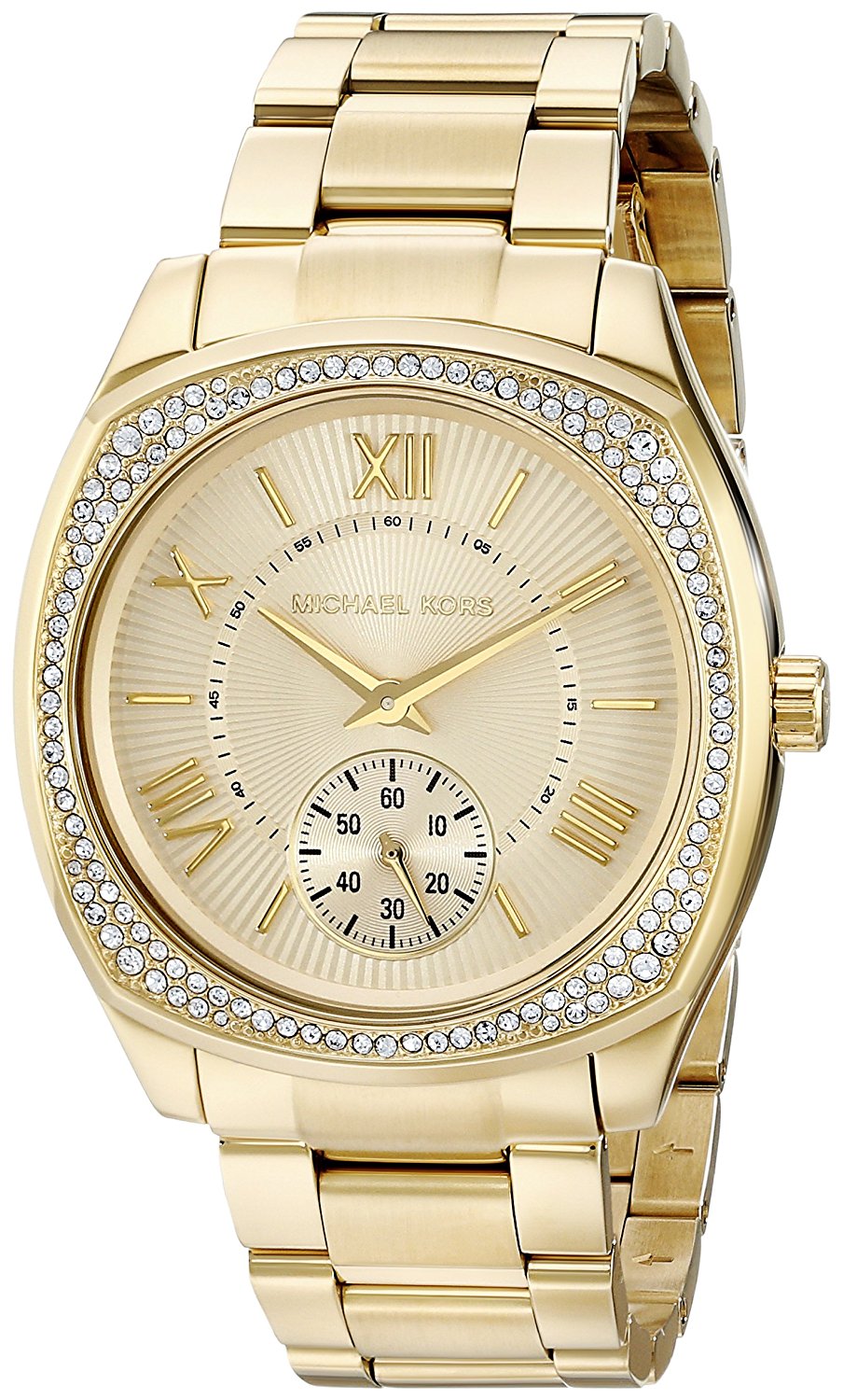 Michael Kors Watches : MK6134 Gold Dial Stainless Steel Women Watch