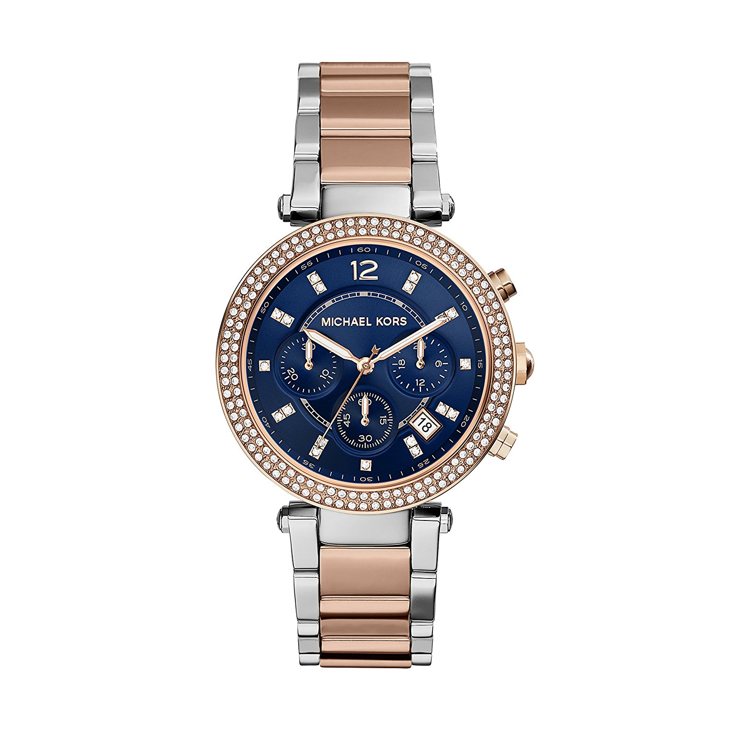 Michael Kors Watches : MK6141 Blue Dial Stainless Steel Women Watch