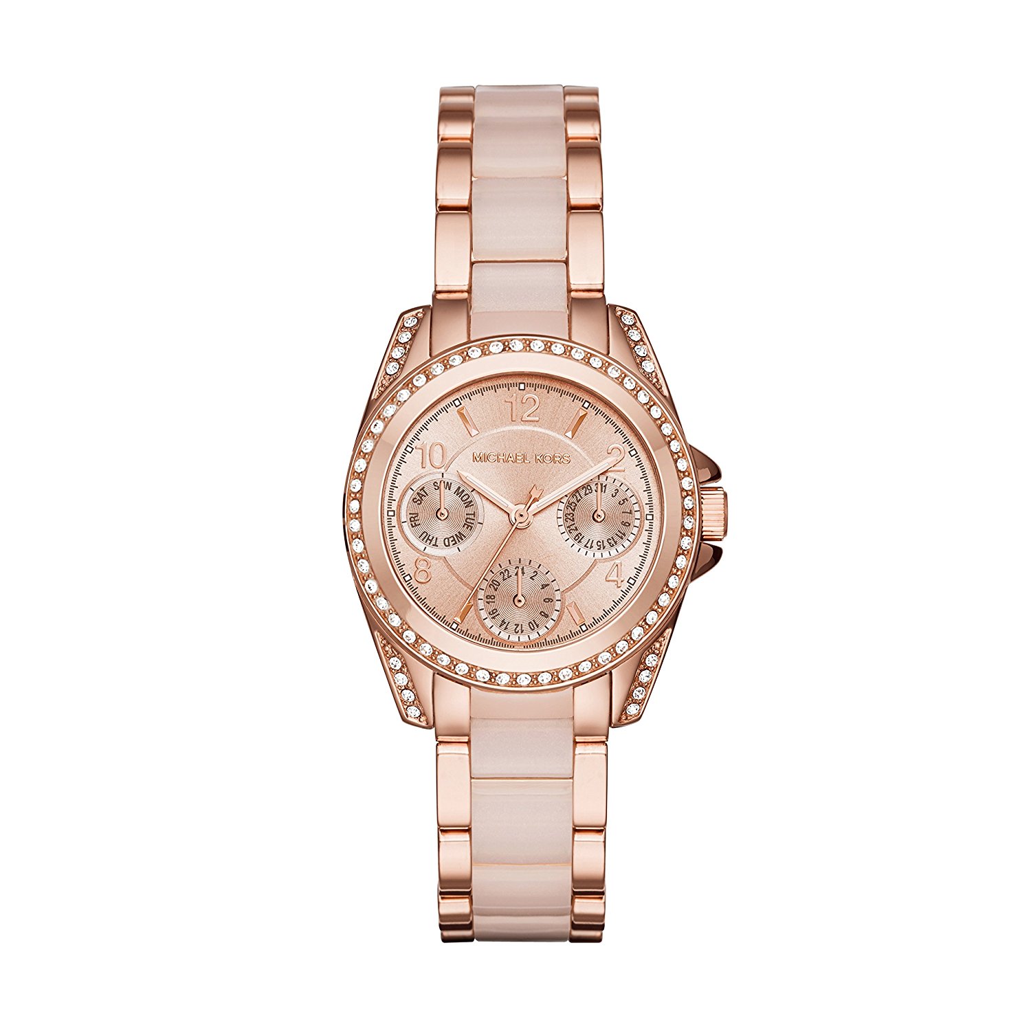 Michael Kors Watches : MK6175 Rose Gold Dial Stainless Steel Women Watch