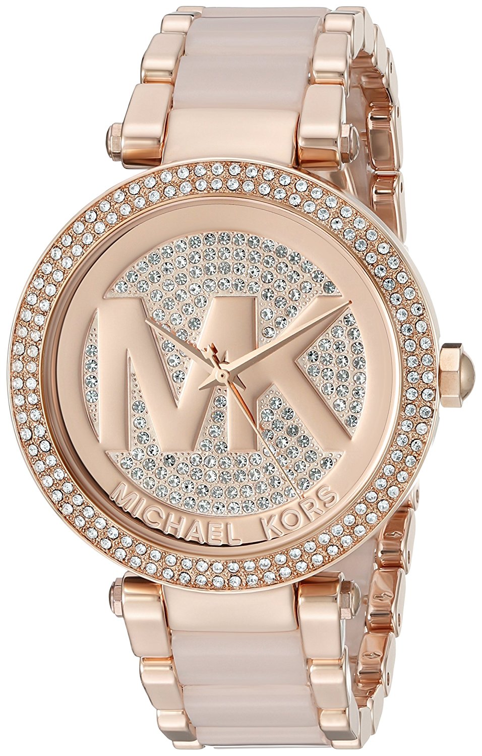 Michael Kors Watches : MK6176 Rose Gold Dial Measures Seconds Women Watch