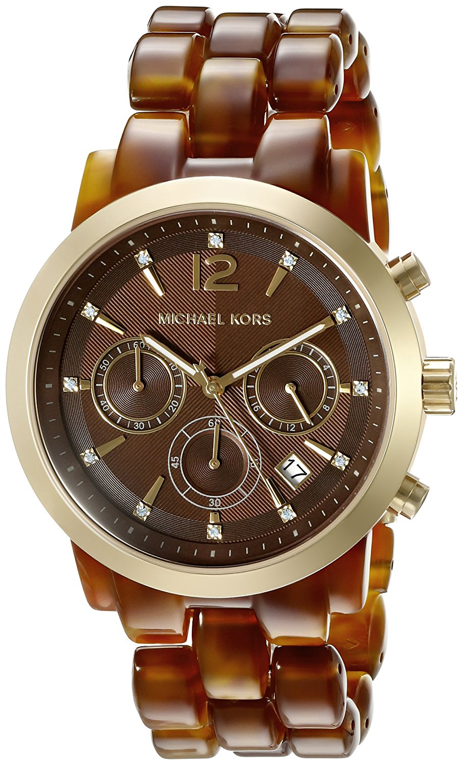 Michael Kors Watches : MK6235 Brown Dial Stainless Steel Band Women Watch