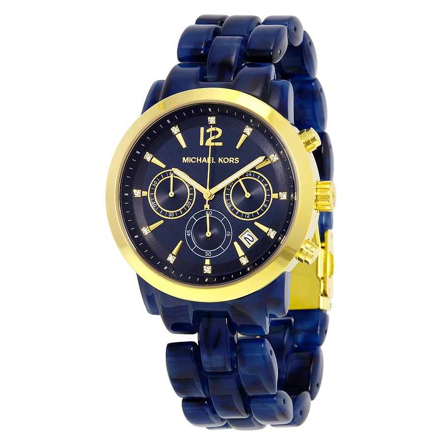 Michael Kors Watches : MK6236 Blue Quartz Women Watch