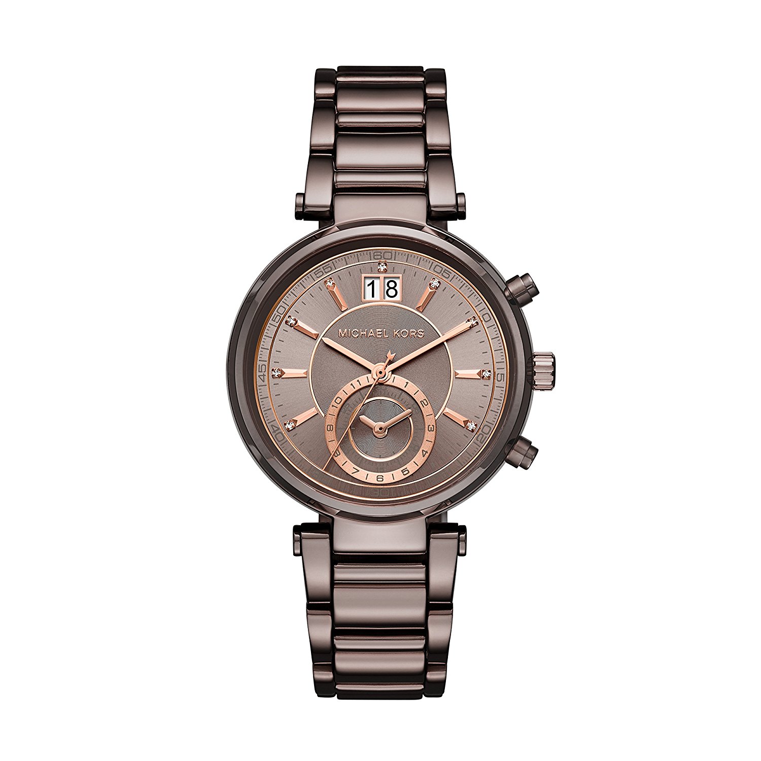 Michael Kors Watches : MK6393 Brown Dial Stainless Steel Women Watch