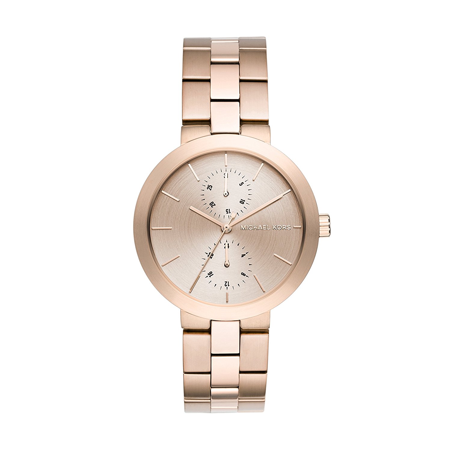 Michael Kors Watches : MK6409 Rose Gold Dial Stainless Steel Women Watch