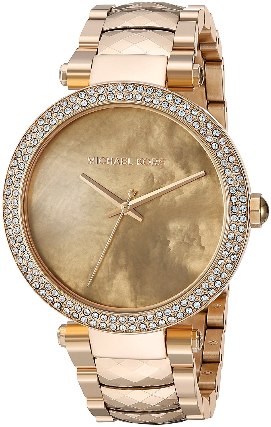 Michael Kors Watches : MK6425 Gold Dial Stainless Steel Band Women Watch