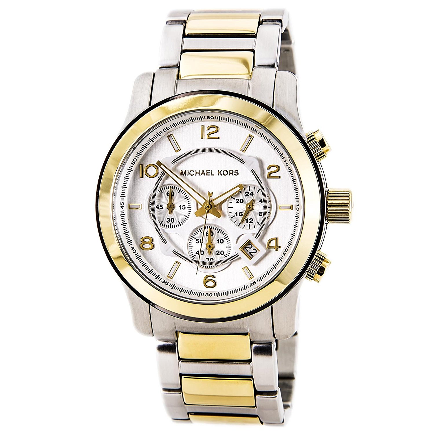 Michael Kors Watches : MK8283 Silver Dial Stainless Steel Band Men Watch