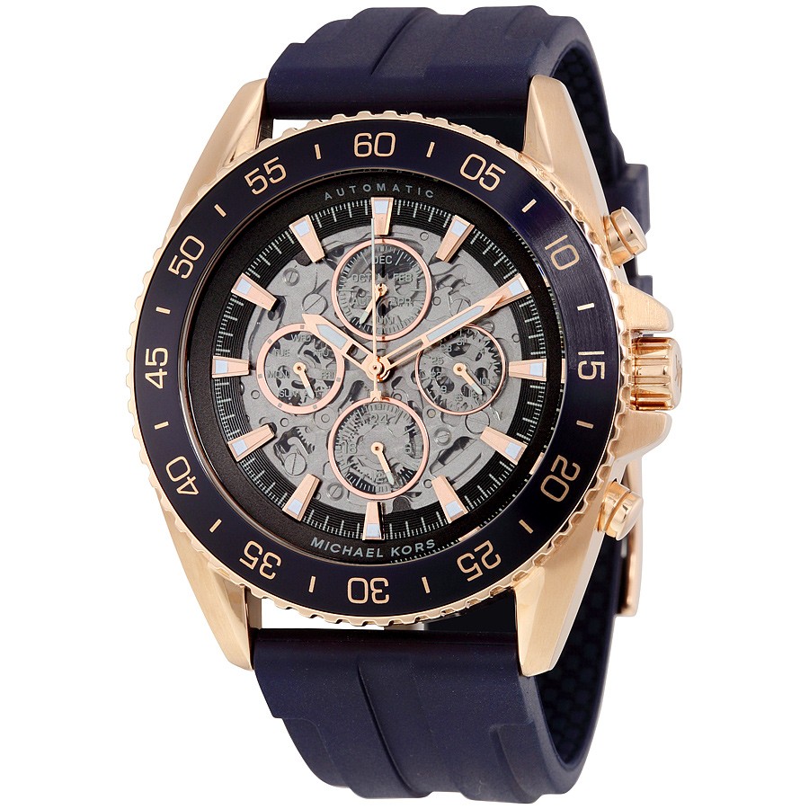 Michael Kors Watches : MK9025 Skeleton Automatic Men Watch
