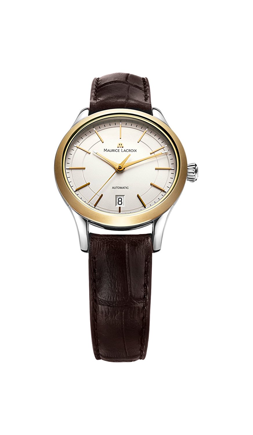 Maurice Lacroix Watches : mlacroix-LC6016-YS101-130 Mocha Dial 18kt. Yellow Gold Men Watch