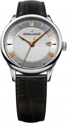 Maurice Lacroix Watches : MP6407-SS001-110 Silver/rose Gold Dial Fixed Band Women Watch