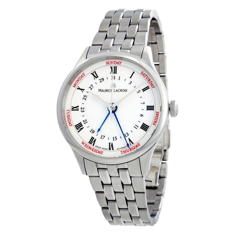Maurice Lacroix Watches : MP6507-SS002-112 White Automatic Men Watch