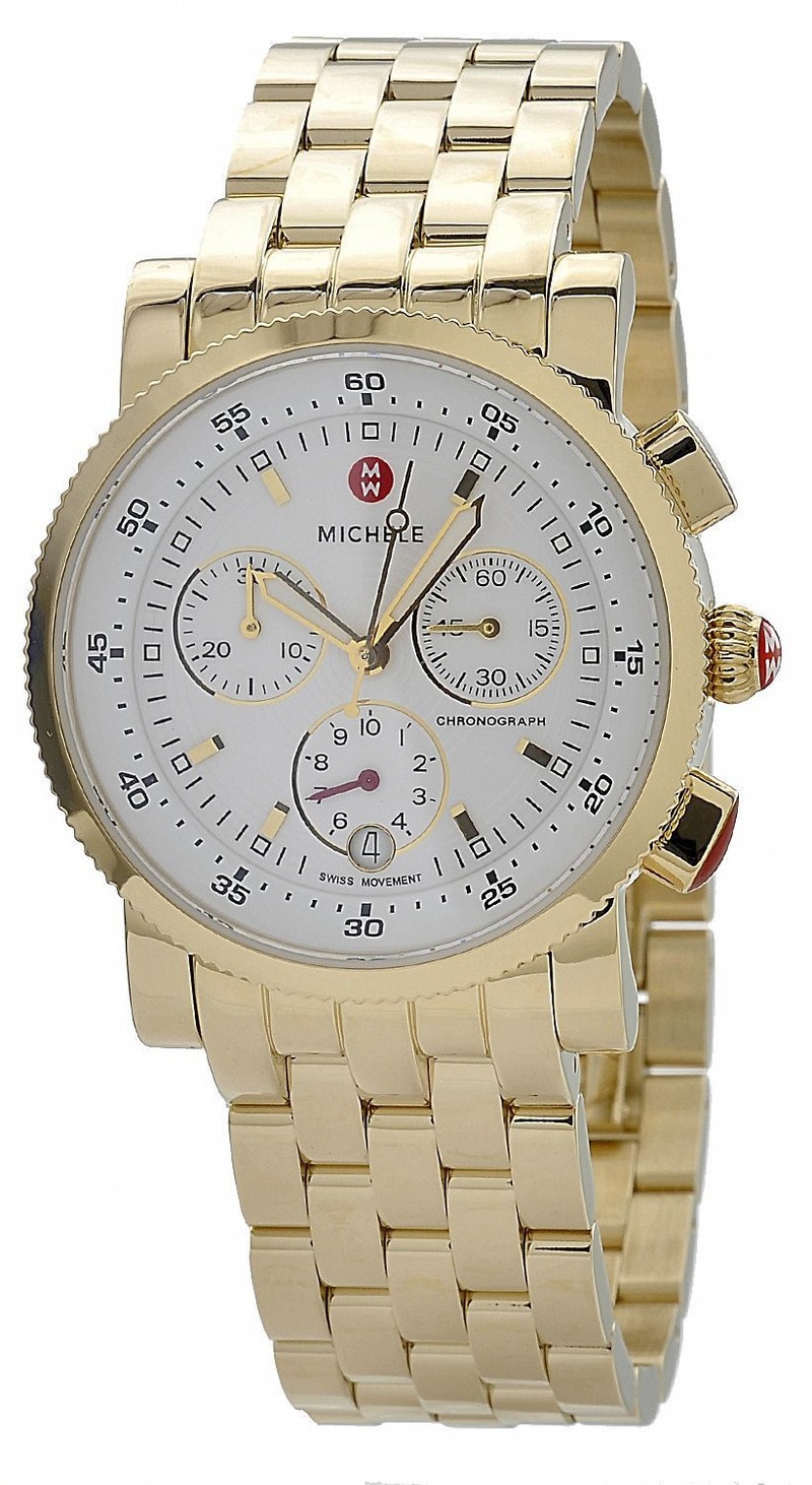 Michele Watches : MWW01C000106 Quartz Gold Tone Women Watch