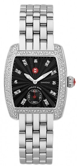Michele Watches : MWW02A000403 Quartz Diamonds and Stainless Steel Women Watch