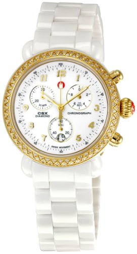 Michele Watches : MWW03N000002 Quartz Diamonds and Gold Tone Women Watch