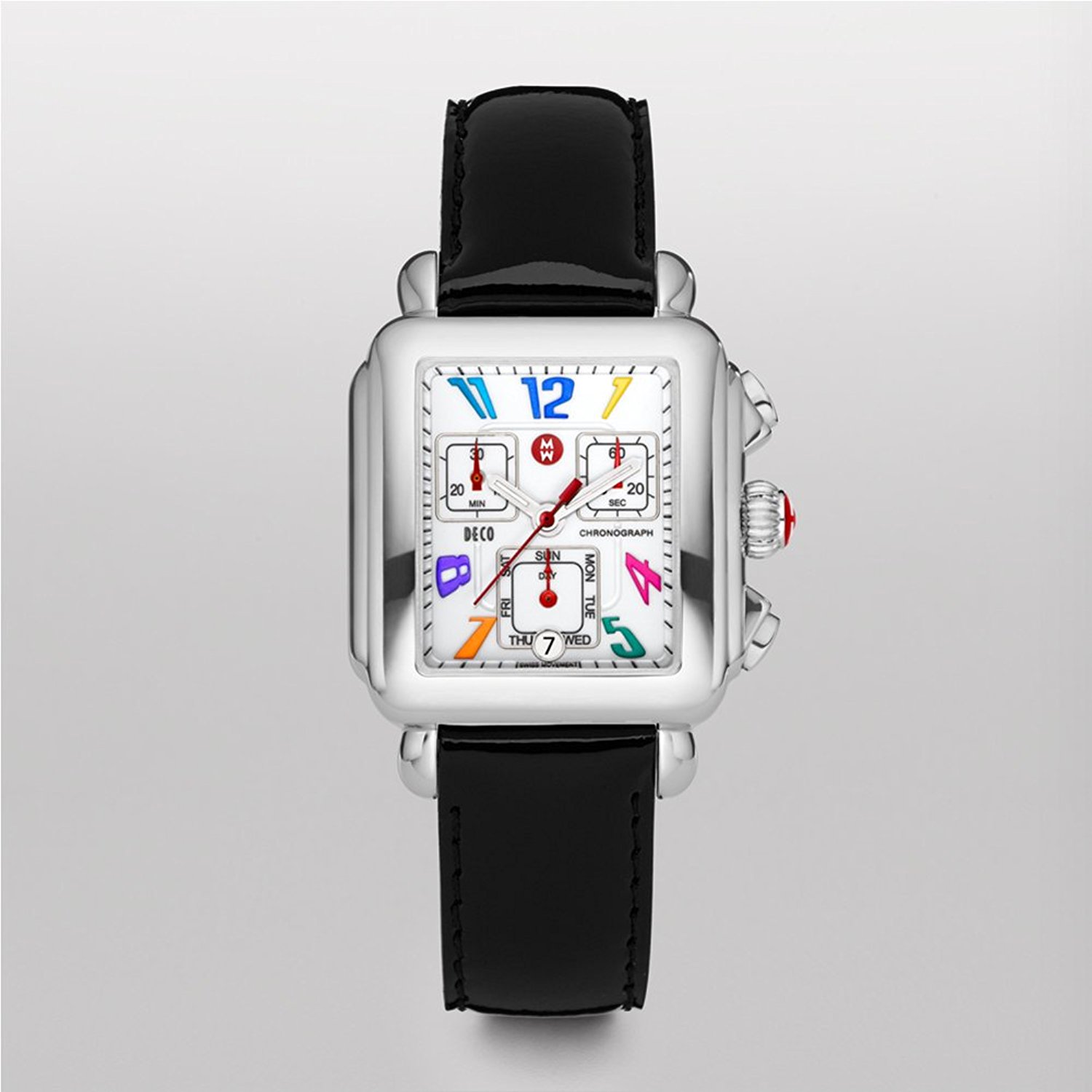 Michele Watches : MWW06P000034 Battery Operated Quartz Polished Stainless Steel White Enamel Dial Band Women Watch