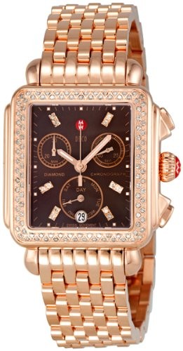 Michele Watches : MWW06P000095 Quartz Diamonds and Gold Tone Women Watch