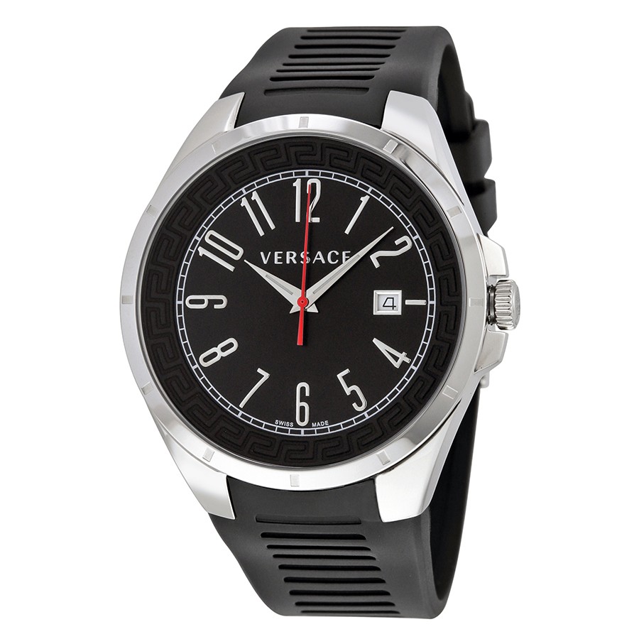 Versace Watches : P7Q99D009-S009 Black Quartz Men Watch