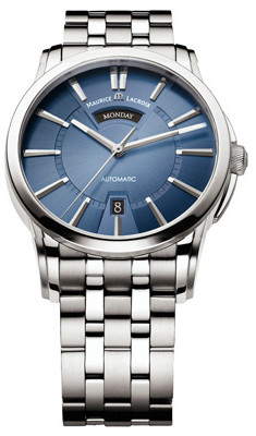 Maurice Lacroix Watches : PT6158-SS002-43E Mechanical Hand-wind Day - Date Men Watch