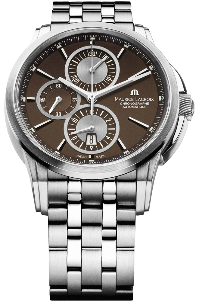 Maurice Lacroix Watches : PT6188-SS002-730 Automatic Chronograph Men Watch