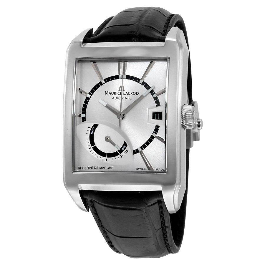 Maurice Lacroix Watches : PT6217-SS001-130 Silver Automatic Men Watch