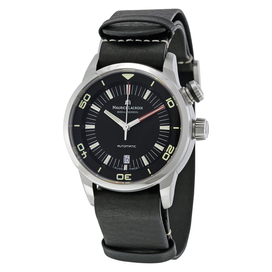 Maurice Lacroix Watches : PT6248-SS001330 Black Automatic Men Watch