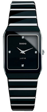 Rado Watches : R10464711 Quartz Black Hardmetal Black Dial Black Hardmetal Band Women Watch
