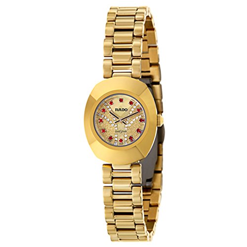 Rado Watches : R12559034 Quartz Analog Gold Tone Stainless Steel Women Watch
