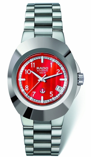 Rado Watches : R12636303 Automatic Steel Red Dial Steel Band Men Watch