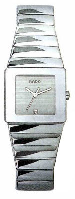 Rado Watches : R13333102 Quartz Platinum Ceramic Silver Dial Platinum Ceramic Band Women Watch