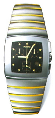 Rado Watches : R13434162 Quartz Platinum Ceramic/gold Black Dial Platinum Ceramic/gold Band Men Watch