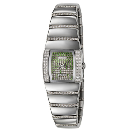 Rado Watches : R13578862 Quartz Diamond Pave Dial Diamond Bezel Ceramic and Diamond Women Watch