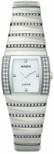 Rado Watches : R13633709 Quartz White Ceramic White Dial White Ceramic Band Women Watch