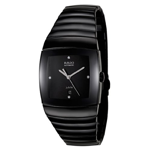 Rado Watches : R13691712 Automatic Black Diamond Dial Black Ceramic Men Watch
