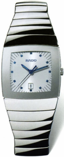 Rado Watches : R13721102 Quartz Platinum Ceramic Silver Dial Platinum Ceramic Band Women Watch
