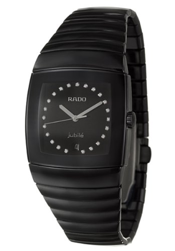 Rado Watches : R13723732 Black Dial Ceramic Band Men Watch
