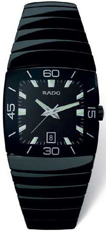 Rado Watches : R13796152 Automatic Black Ceramic Black Dial Black Ceramic Band Men Watch