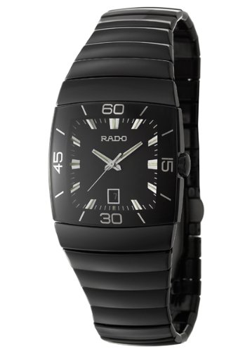Rado Watches : R13797152 Quartz Black Ceramic Black Dial Black Ceramic Band Men Watch