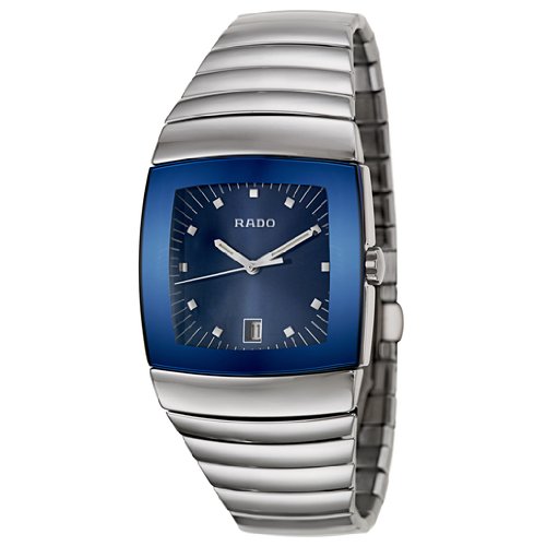 Rado Watches : R13809202 Quartz Blue Dial Date Ceramos Men Watch