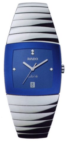 Rado Watches : R13809702 Blue-diamonds Dial Ceramic Band Men Watch