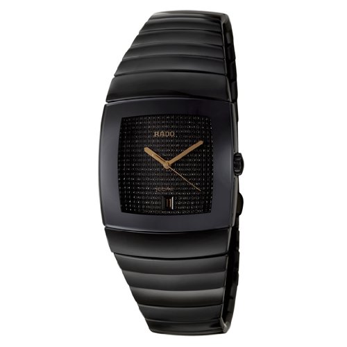 Rado Watches : R13818732 Quartz Diamond Pave Dial Black Ceramic Men Watch
