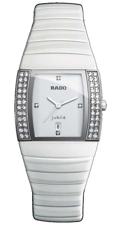 Rado Watches : R13830702 Quartz Diamonds Bezel White Ceramic 30mm Women Watch