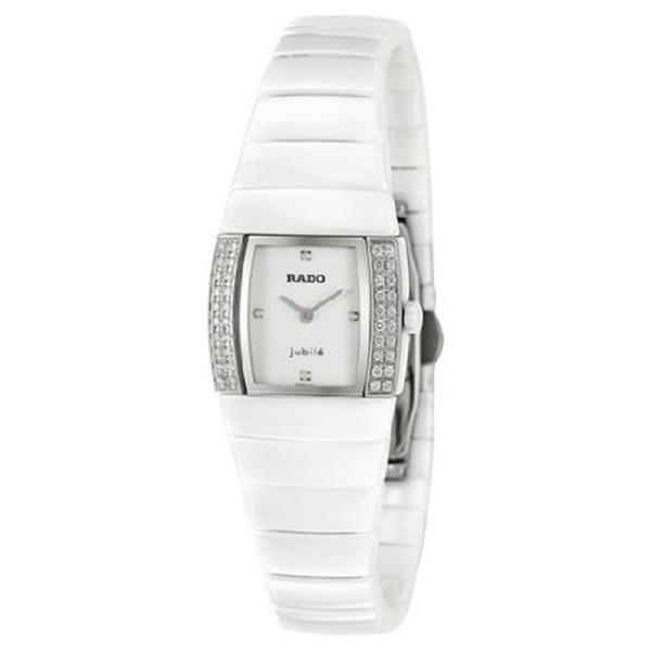 Rado Watches : R13831702 Quartz Diamonds Bezel White Ceramic 22mm Women Watch