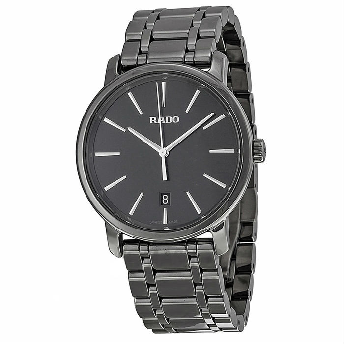 Rado Watches : R14072177 Quartz Analog Date Ceramic Men Watch